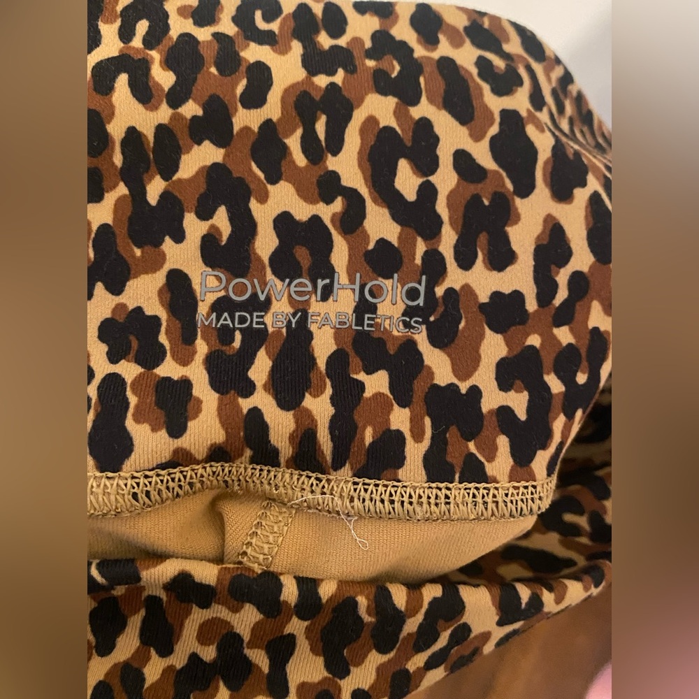 Fabletics Leopard Print Powerhold Active Shorts - image 8